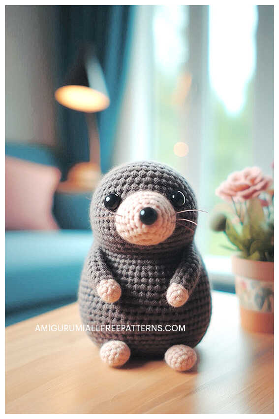 Amigurumi Cute Mole Crochet Free Pattern Free Crochet Patterns