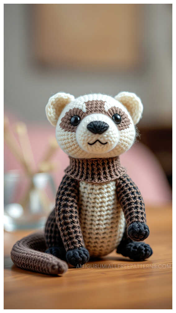 Crochet Ferret Amigurumi Free Pattern Free Crochet Patterns