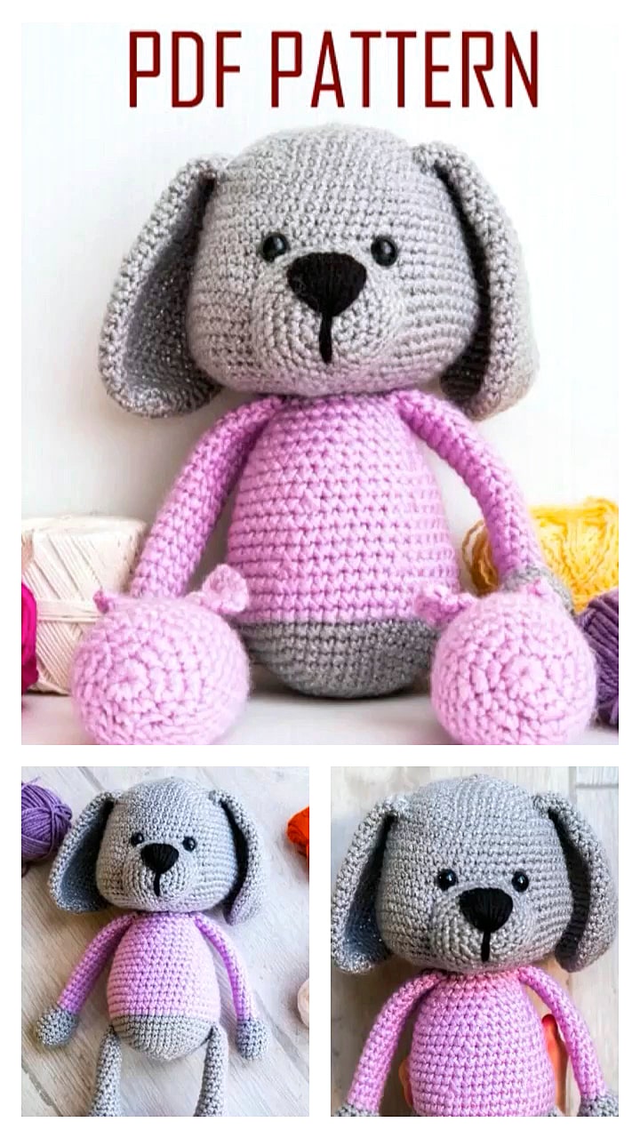 Cute Dog Amigurumi Free Crochet Pattern