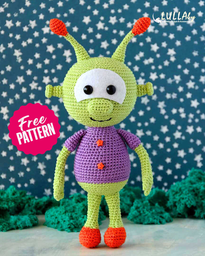 Cute Alien Amigurumi Free Pattern Free Crochet Patterns