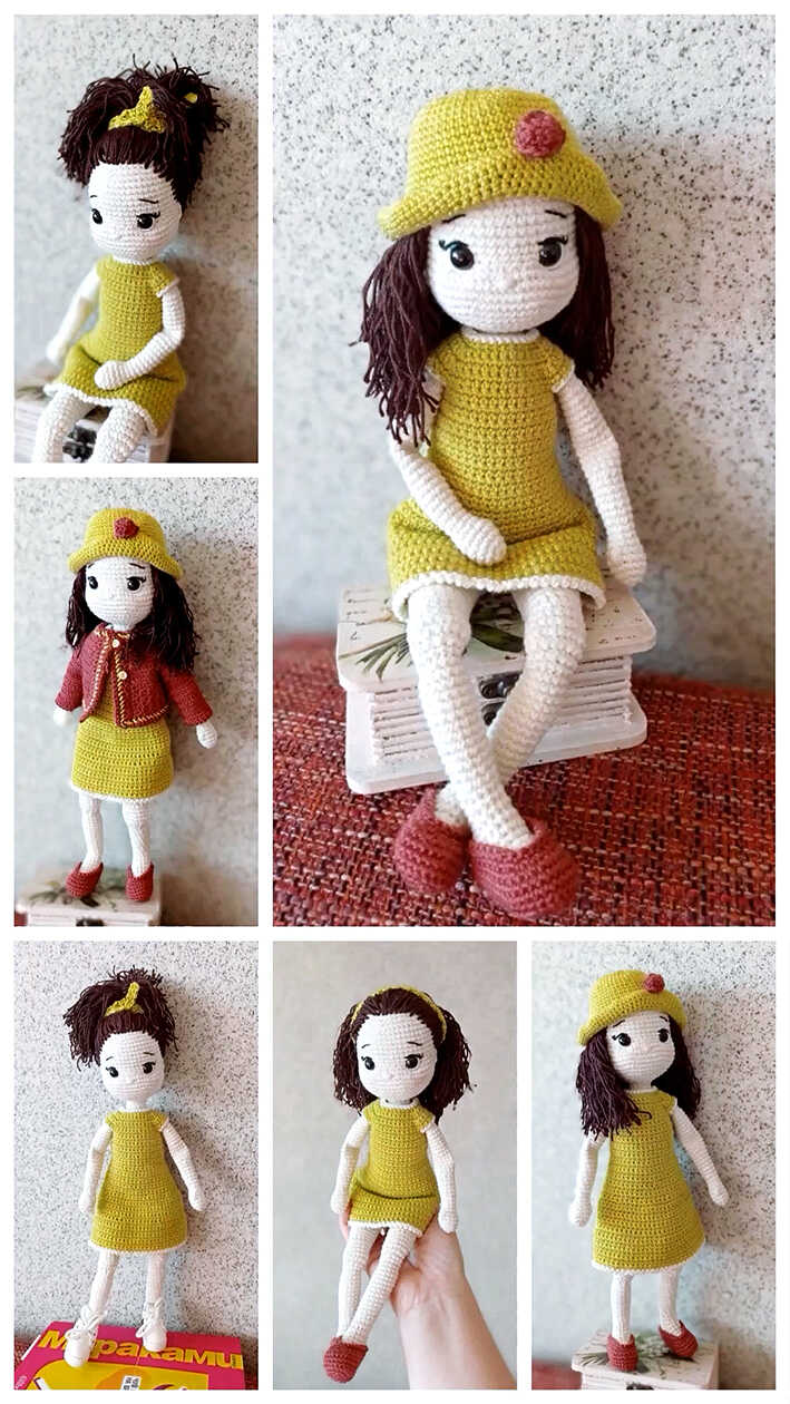 Zuza Doll Amigurumi Crochet Free Pattern