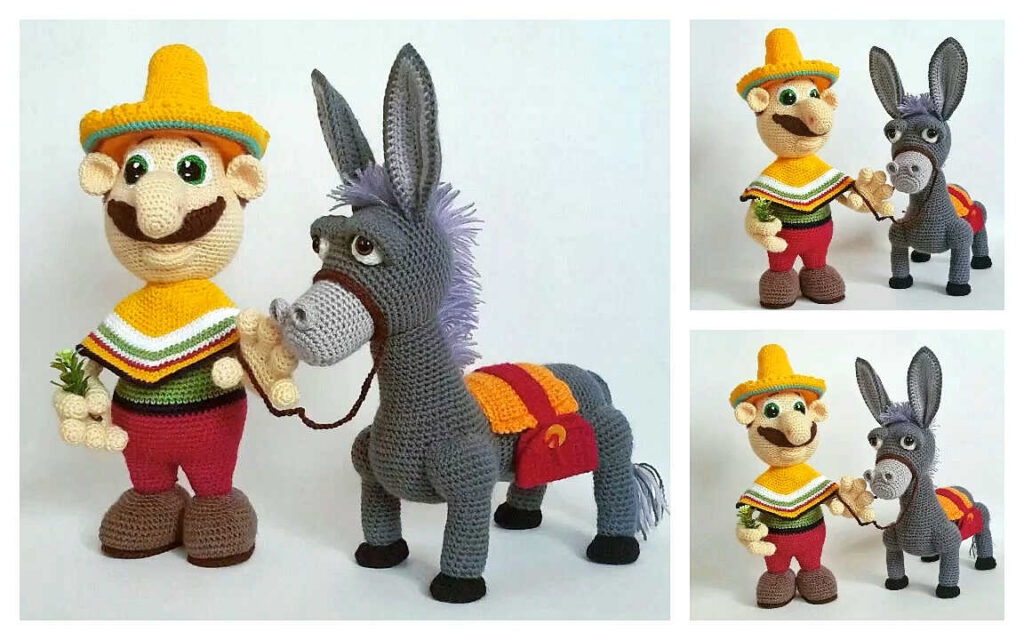 Ravelry: Donkey Amigurumi Stuffed Animal pattern by Megan A