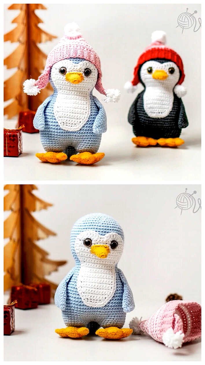Little Penguin Amigurumi Crochet Free Pattern