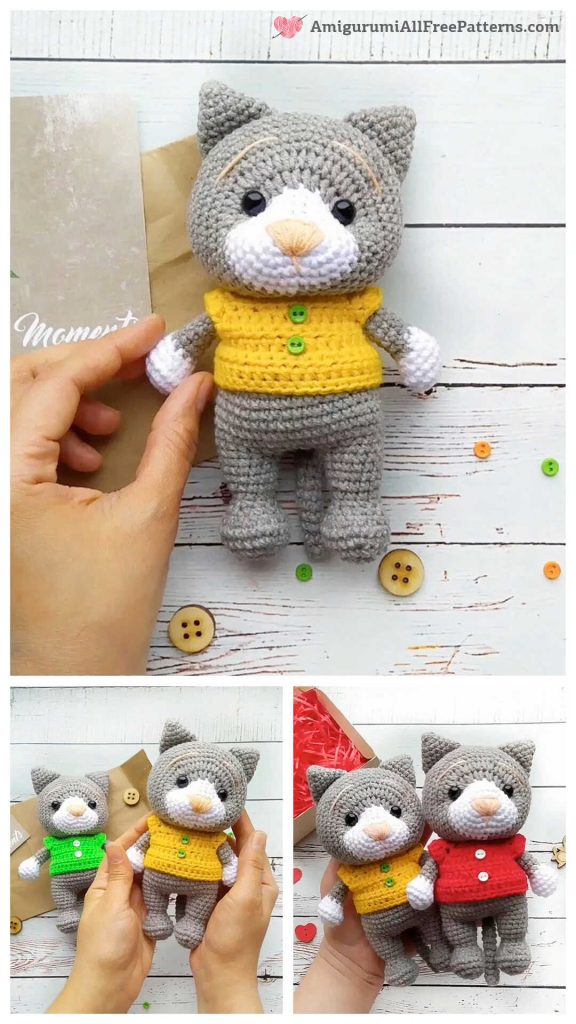 Amigurumi Little Cat Free Pattern - Free Crochet Patterns