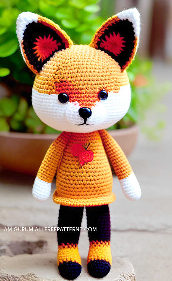 Crochet Fox Amigurumi Free Pattern - Free Crochet Patterns