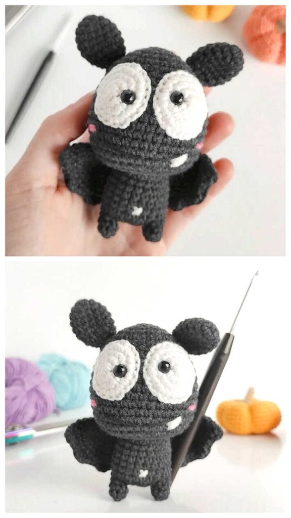 Free crochet bat amigurumi pattern - Amigurumi Today