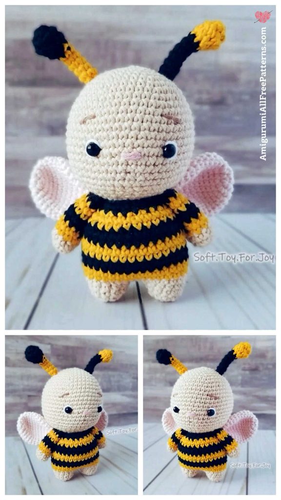 Amigurumi Bee Crochet Free Pattern - Free Crochet Patterns