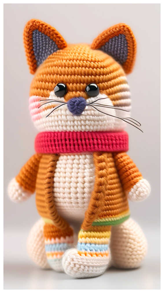 Amigurumi Orange Cat Free Pattern - Free Crochet Patterns