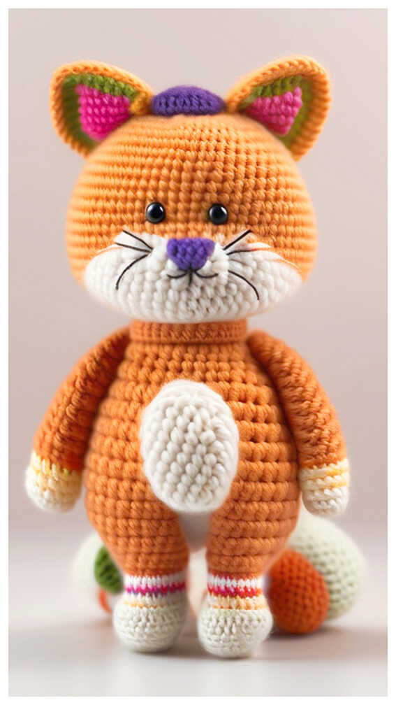 Amigurumi Orange Cat Free Pattern - Free Crochet Patterns