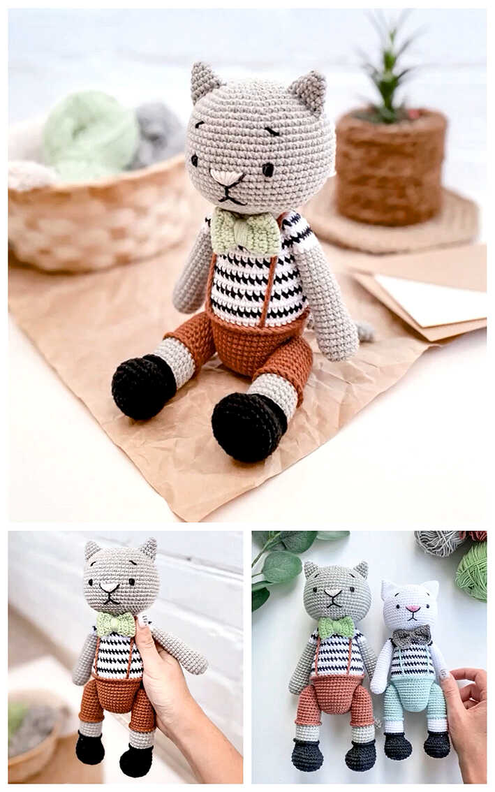 Cute Cat Amigurumi Free Pattern