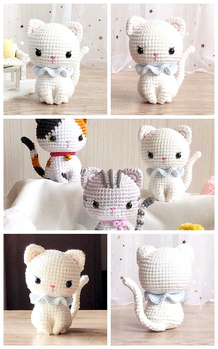 Cute Cat Amigurumi Free Pattern