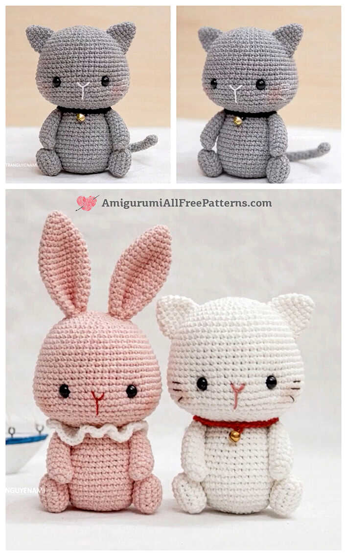 Cute Cat Amigurumi Free Pattern