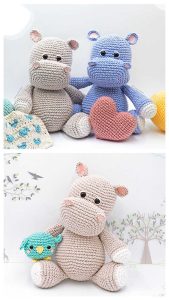 Crochet Hippo Amigurumi Free Pattern - Free Crochet Patterns