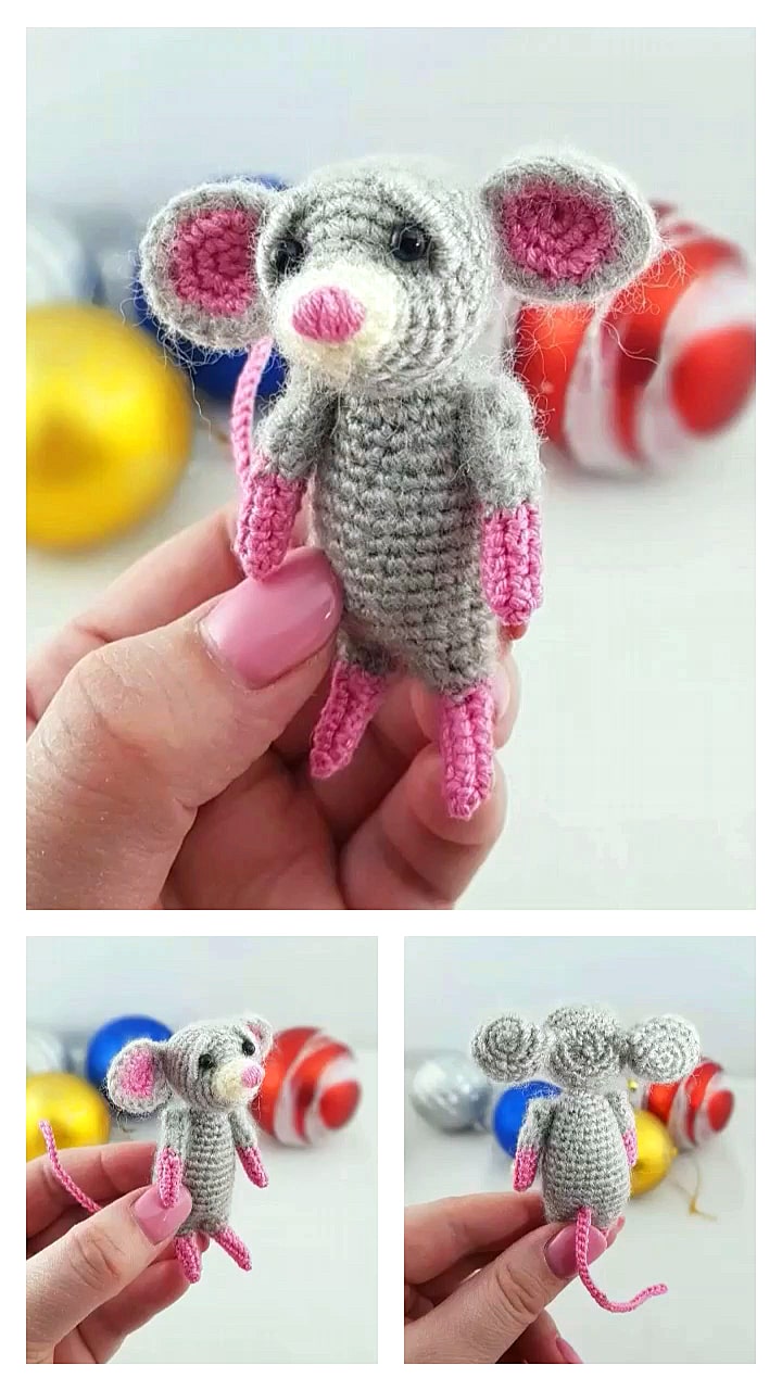 Amigurumi Naughty Mouse Crochet Free Pattern - Free Crochet Patterns