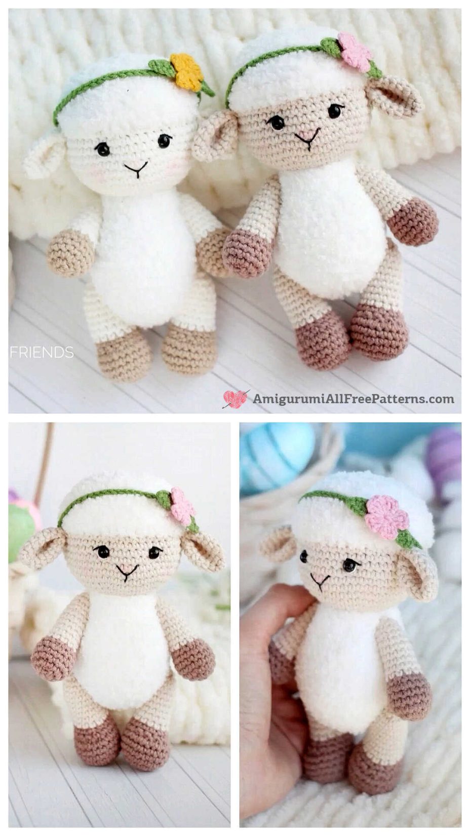 Amigurumi Plush Lamb Free Pattern - Free Crochet Patterns