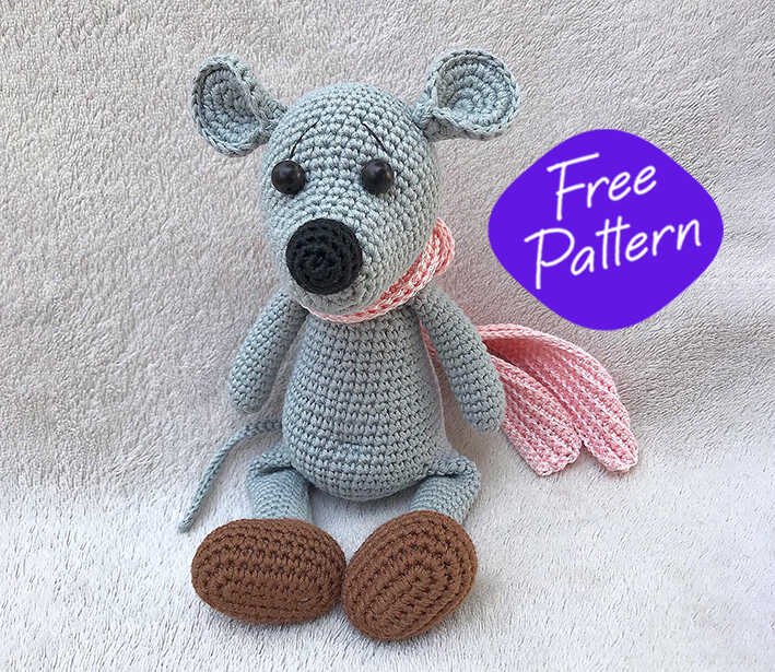 Amigurumi Mouse Crochet Free Pattern - Free Crochet Patterns