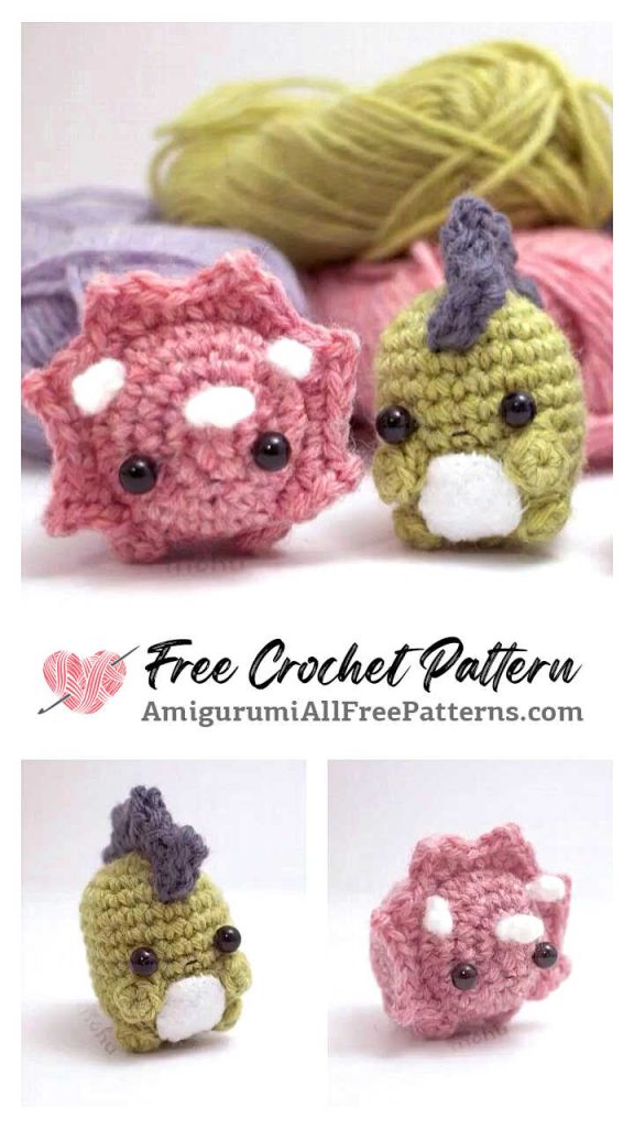 Amigurumi Little Dinosaur Free Pattern - Free Crochet Patterns