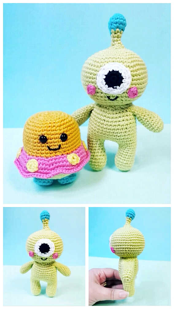 Cute Alien Amigurumi Free Pattern - Free Crochet Patterns