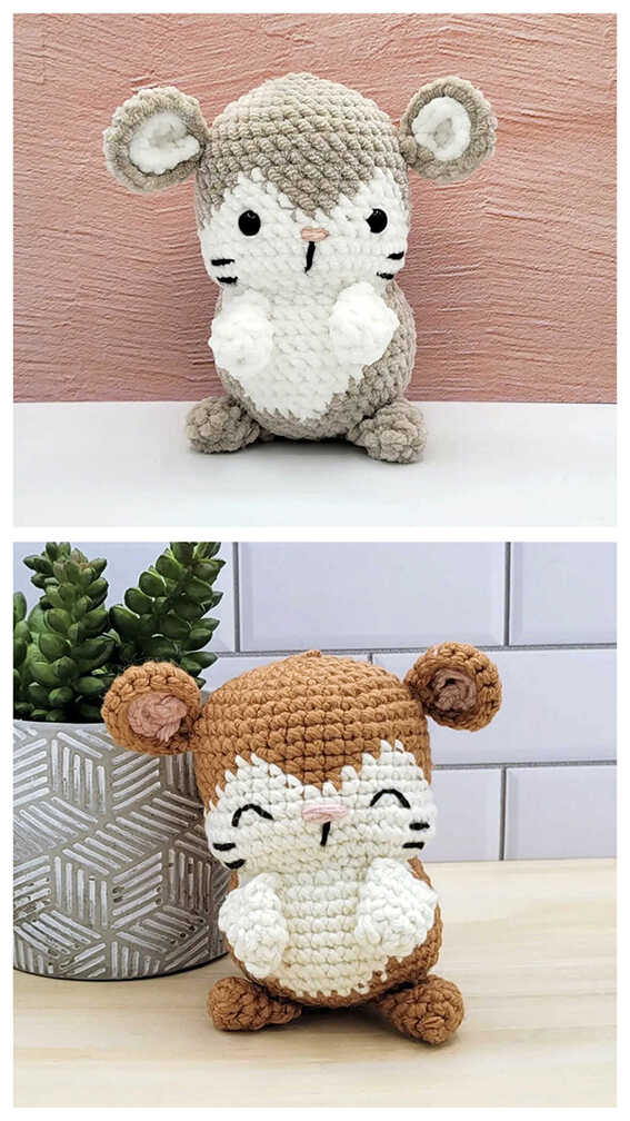 Little Hamster Amigurumi Crochet Free Pattern - Free Crochet Patterns