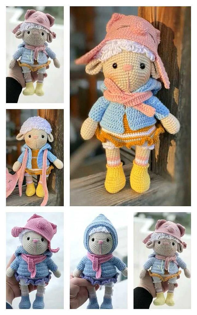 FREE crochet pattern – Stuffed animal, Lamb