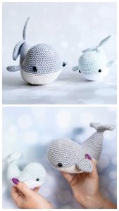 Flying Whale Amigurumi Free Crochet Pattern - Free Crochet Patterns