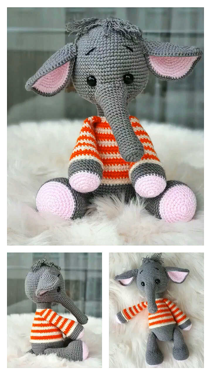 Amigurumi Baby Elephant Free Pattern - Free Crochet Patterns