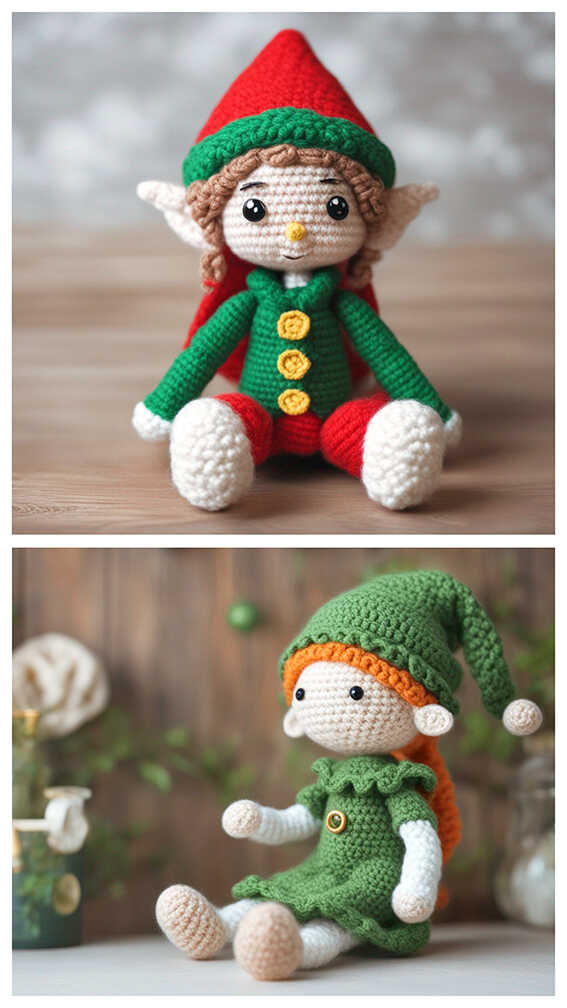 Amigurumi Elf Crochet Free Pattern - Free Crochet Patterns