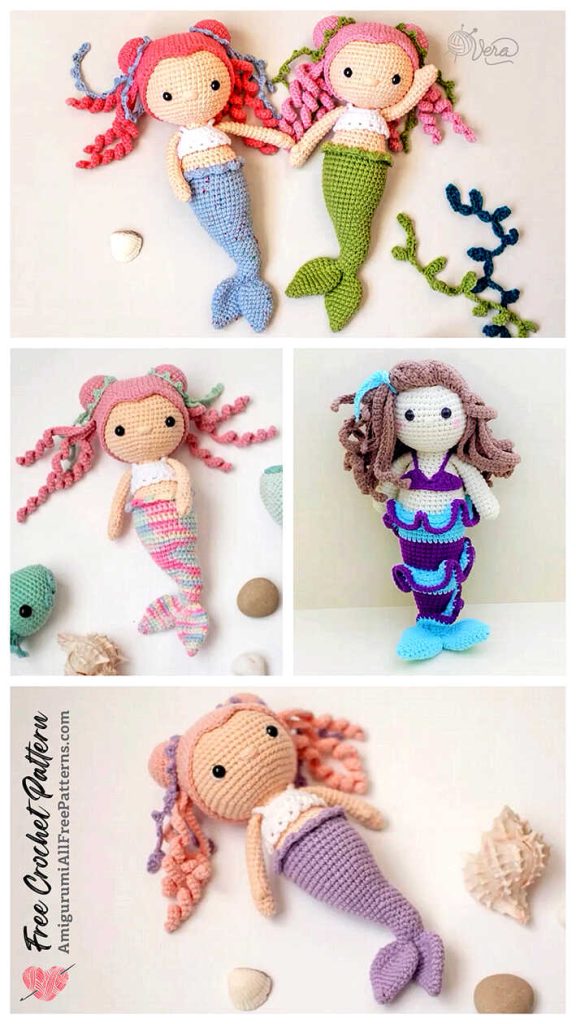 Mermaid Amigurumi Free Pattern - Free Crochet Patterns