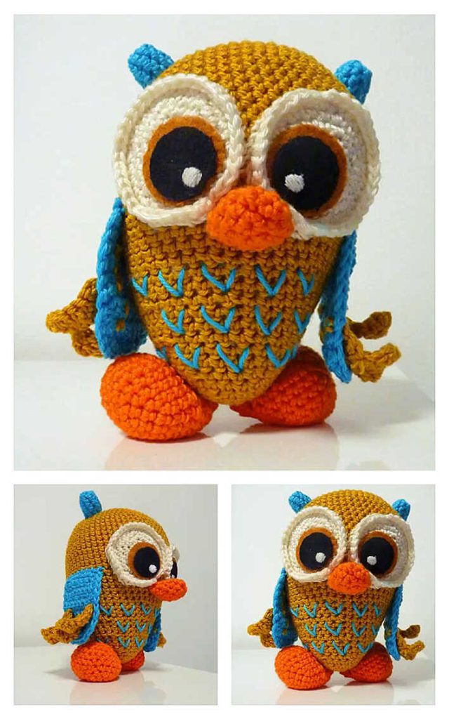 Christmas Owl Amigurumi Crochet Free Pattern - Free Crochet Patterns