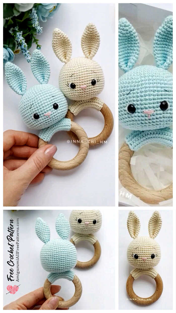 Bear Rattle Amigurumi Crochet Free Pattern - Free Crochet Patterns