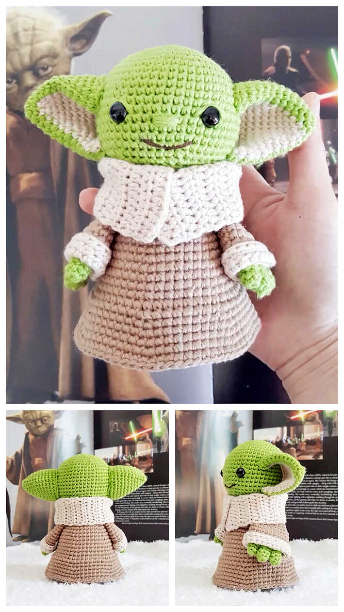 Baby Yoda Amigurumi Crochet Free Pattern - Free Crochet Patterns