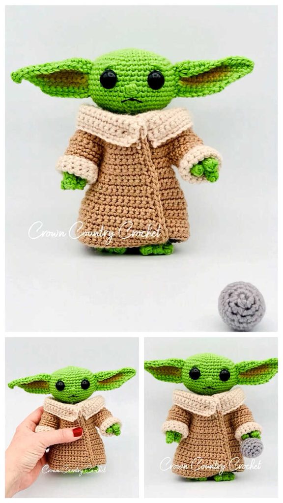 Baby Yoda Amigurumi Crochet Free Pattern - Free Crochet Patterns