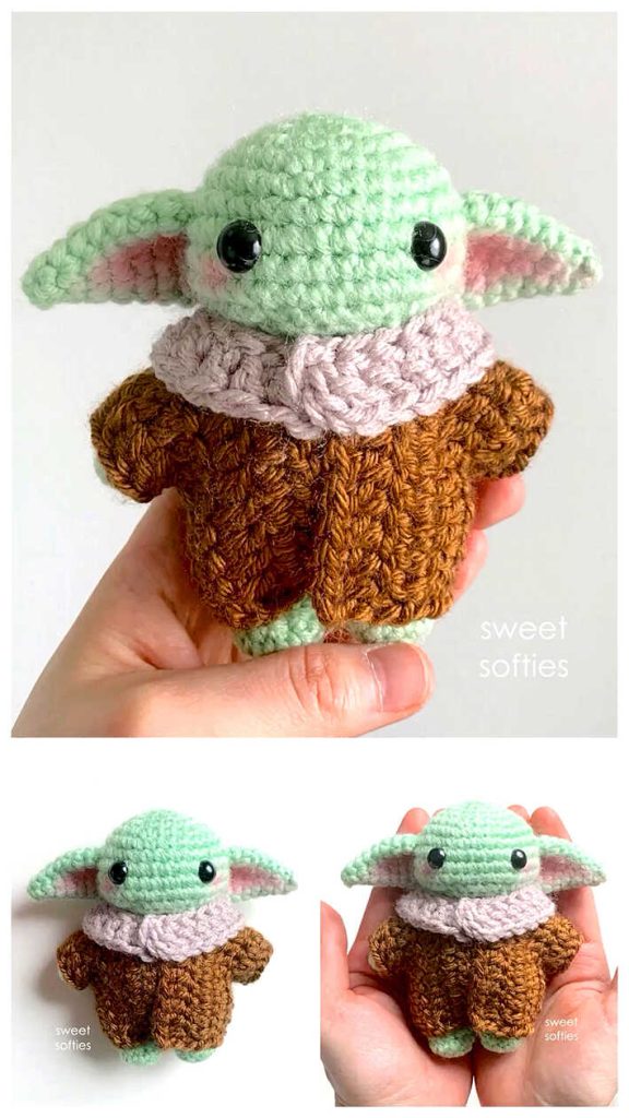 Baby Yoda Amigurumi Crochet Free Pattern - Free Crochet Patterns