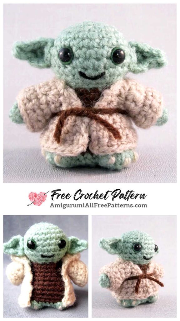 Baby Yoda Amigurumi Crochet Free Pattern - Free Crochet Patterns