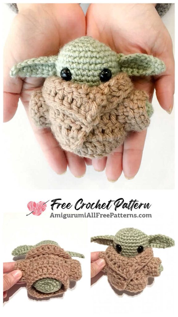 Baby Yoda Amigurumi Crochet Free Pattern - Free Crochet Patterns