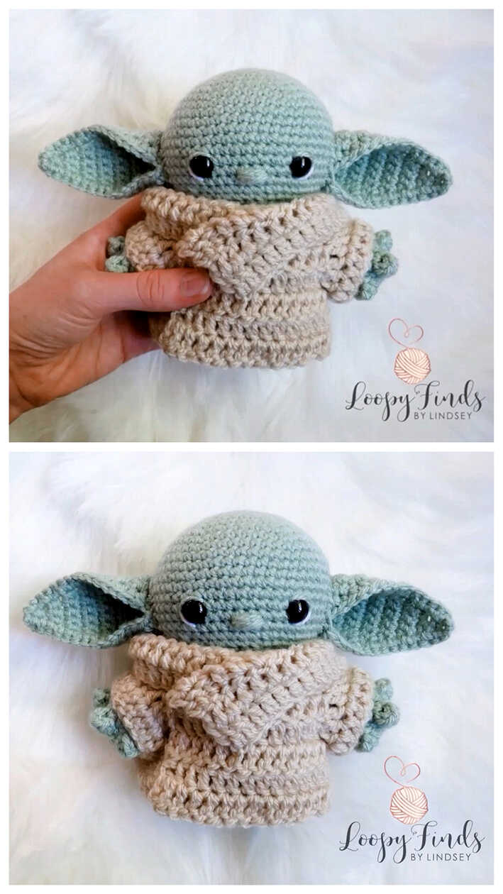 Baby Yoda Amigurumi Crochet Free Pattern - Free Crochet Patterns