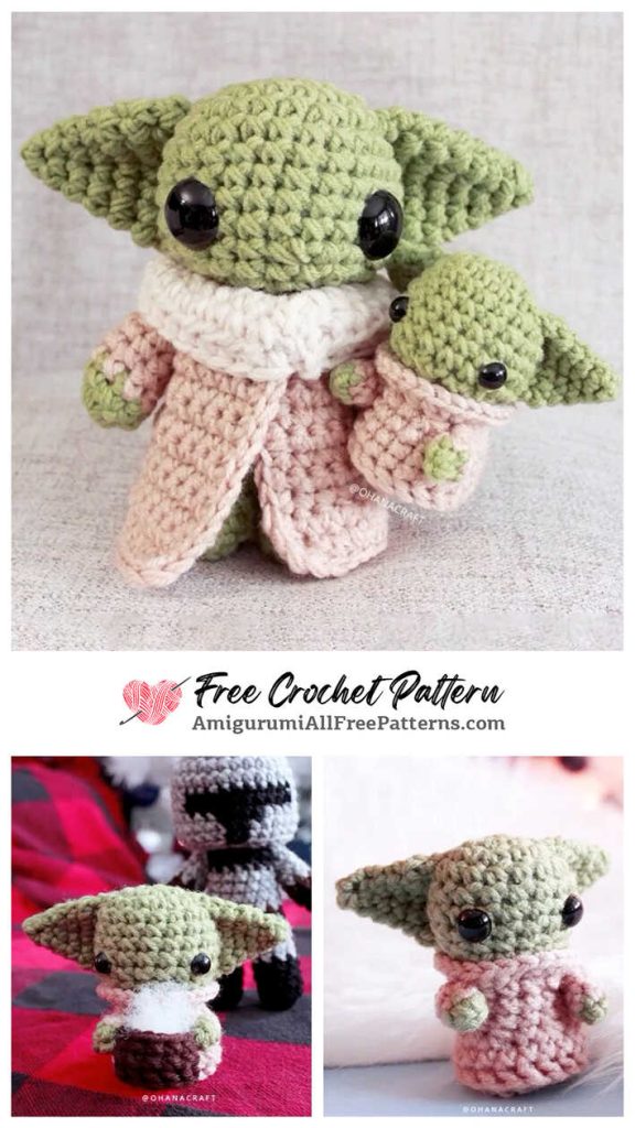 Baby Yoda Amigurumi Crochet Free Pattern - Free Crochet Patterns