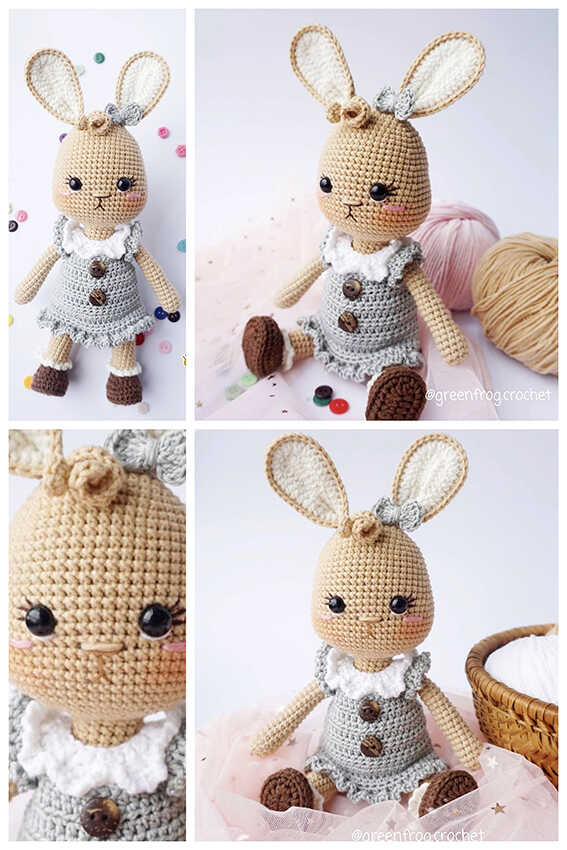 Bunny Mia Amigurumi Crochet Free Pattern - Free Crochet Patterns