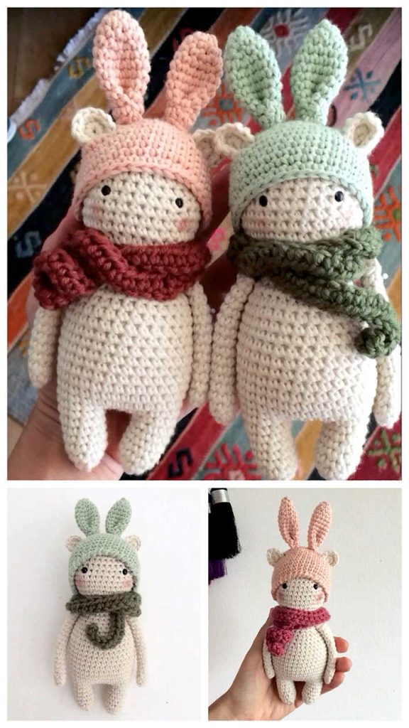 Cute Bunny Amigurumi Free Pattern - Free Crochet Patterns