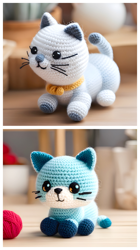 Amigurumi Tiny Kitten Free Pattern - Free Crochet Patterns