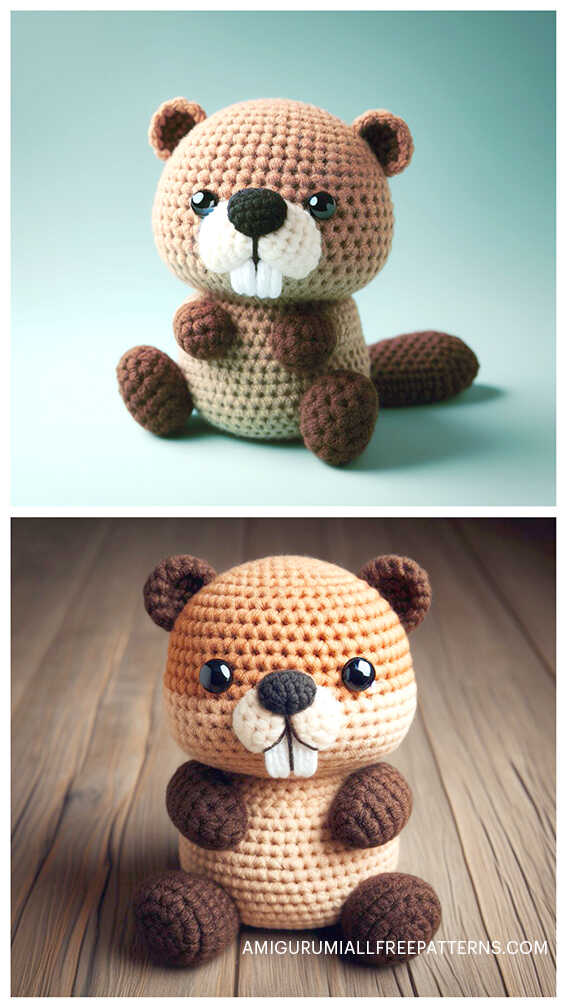 Amigurumi Beaver Free Crochet Pattern - Free Crochet Patterns