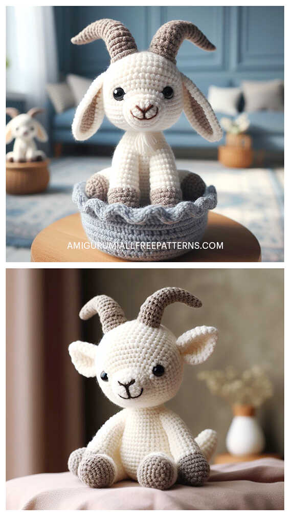 Amigurumi Goat Free Crochet Pattern Free Crochet Patterns