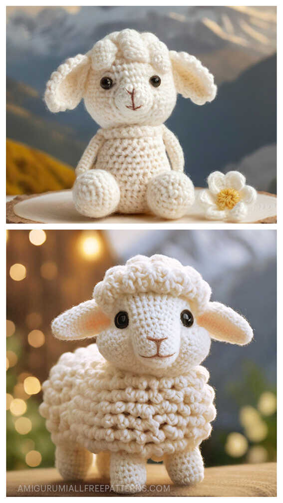 Amigurumi Lamb Free Crochet Pattern - Free Crochet Patterns