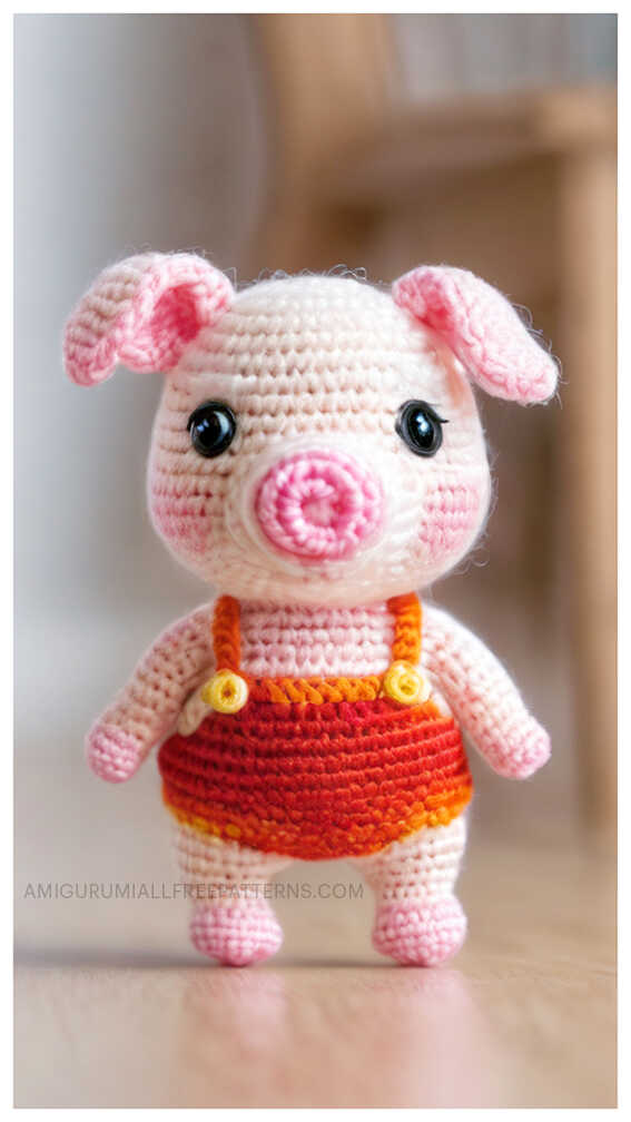 Kenny The Crochet Pig Amigurumi Free Pattern - Free Crochet Patterns