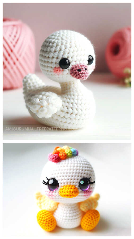 Amigurumi Swan Crochet Free Pattern - Free Crochet Patterns