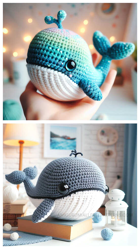 Calista the Whale Amigurumi Crochet Free Pattern - Free Crochet Patterns