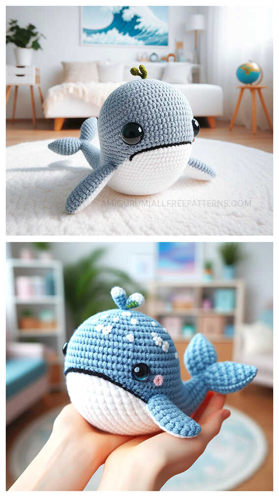 Calista the Whale Amigurumi Crochet Free Pattern - Free Crochet Patterns