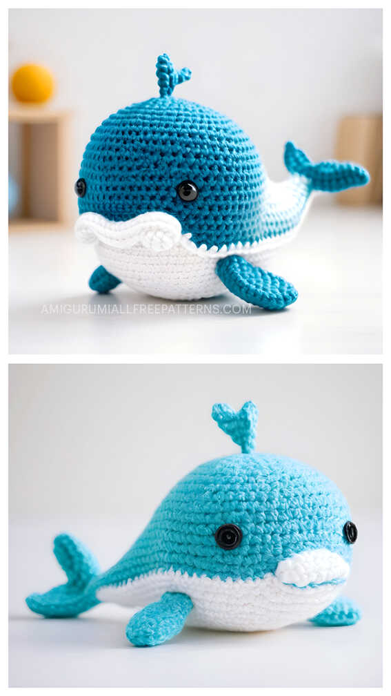 Calista the Whale Amigurumi Crochet Free Pattern - Free Crochet Patterns