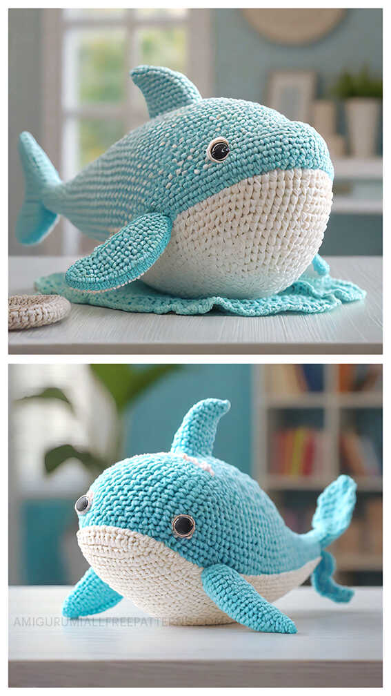 Calista the Whale Amigurumi Crochet Free Pattern - Free Crochet Patterns