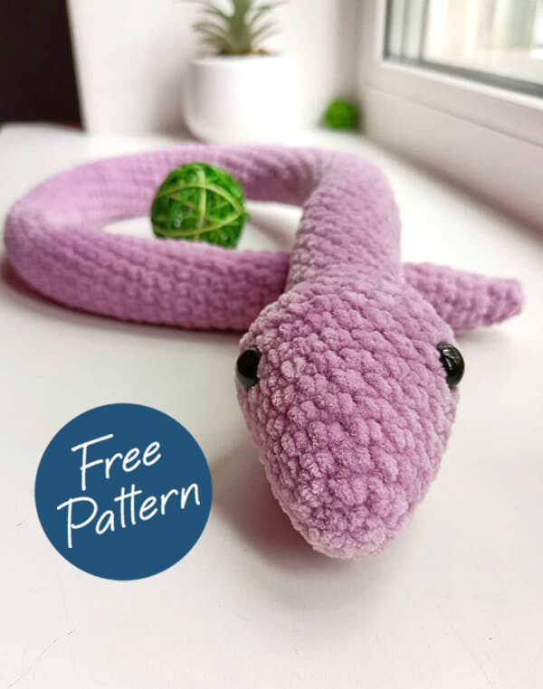 Amigurumi Cute Snake Crochet Free Pattern - Free Crochet Patterns